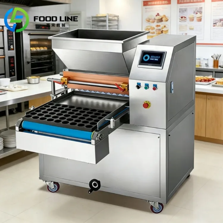 Commercial Automatic Electric Mini Biscuit Cup Pastry Cream Cupcake Icing Maker Cake Batter Filling Depositor Machine — image 4