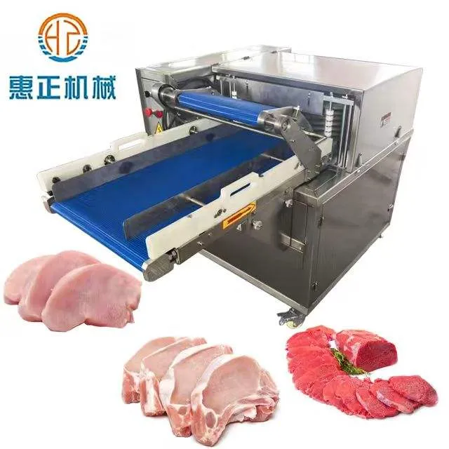 Commercial Automatic Parallel Fresh Meat Slicer Stainless Steel Blade Anti-Slip Removable Blade 1.2t/h Capacity Adjustable — image 4