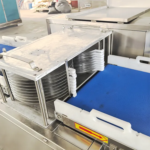 Commercial Automatic Parallel Fresh Meat Slicer Stainless Steel Blade Anti-Slip Removable Blade 1.2t/h Capacity Adjustable — image 5