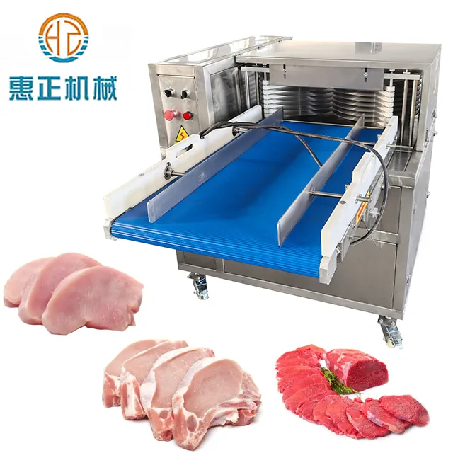 Commercial Automatic Parallel Fresh Meat Slicer Stainless Steel Blade Anti-Slip Removable Blade 1.2t/h Capacity Adjustable — image 7