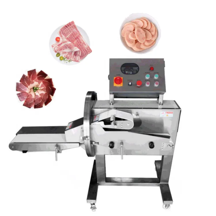 Fresh Meat Slicer Bacon Sausage Deli Slicing Slicer Automatic Cooked Meat Slicing Machine — image 5