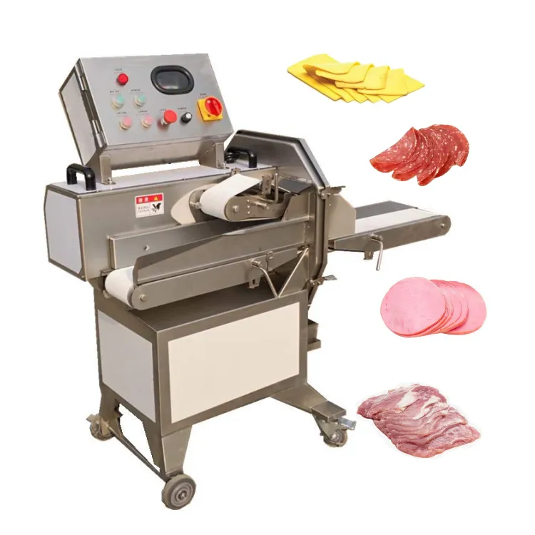 Fresh Meat Slicer Bacon Sausage Deli Slicing Slicer Automatic Cooked Meat Slicing Machine — image 6