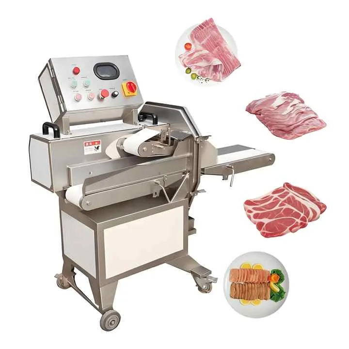 Fresh Meat Slicer Bacon Sausage Deli Slicing Slicer Automatic Cooked Meat Slicing Machine — image 7