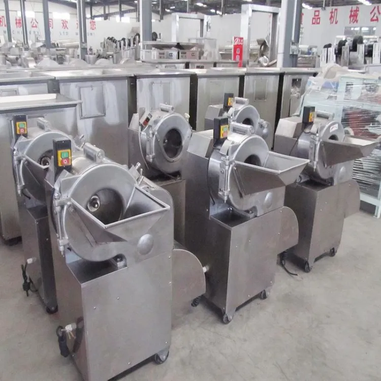 DY Fruit Vegetable Cube Cutting Machine 600kg/h Onion Cube Cutting Vegetable Dicer Machine Potato Dicer — image 4