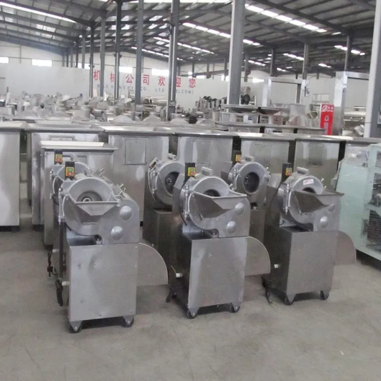 DY Fruit Vegetable Cube Cutting Machine 600kg/h Onion Cube Cutting Vegetable Dicer Machine Potato Dicer — image 5