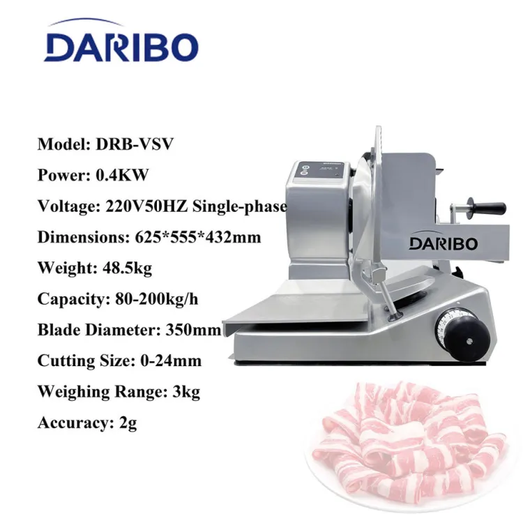 Industrial Meat Cutter Fresh Meat Slicing Machine Automatic Meat Slicer Cutting Machine — image 2
