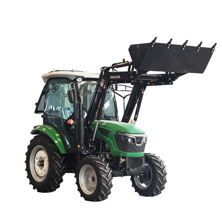 60HP 70HP 80HP 4WD Compact Tractor With Front End Loader Powerful Diesel Engine — image 2