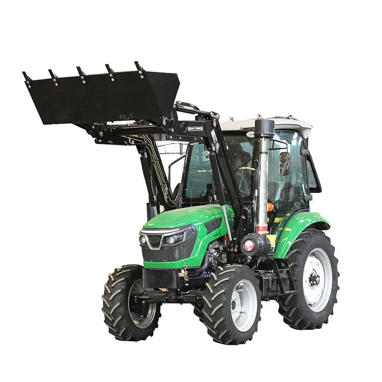 60HP 70HP 80HP 4WD Compact Tractor With Front End Loader Powerful Diesel Engine — image 3