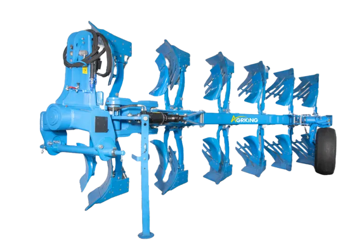 Agrking 2025 Hydraulic Reversible Grid Plough Furrow Plough Farm Cultivator with Bearing Core Components for Soil Tillage — image 5