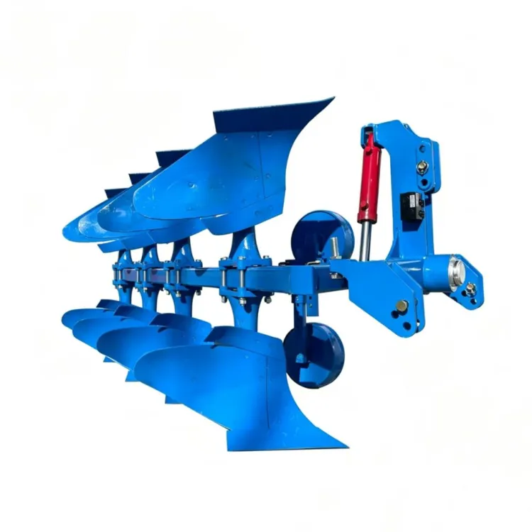 527 Heavy Duty Grate Moldboard Hydraulic Reversible Plough 4 Furrow Flip Plow for Tractors — image 2