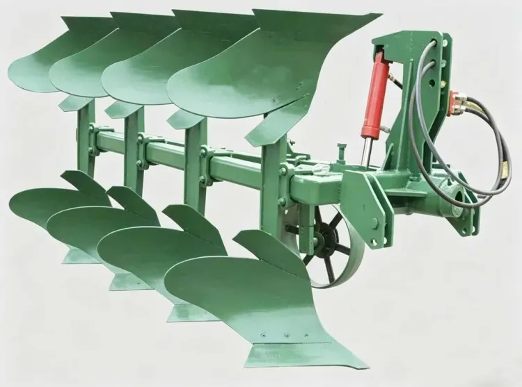 527 Heavy Duty Grate Moldboard Hydraulic Reversible Plough 4 Furrow Flip Plow for Tractors — image 5