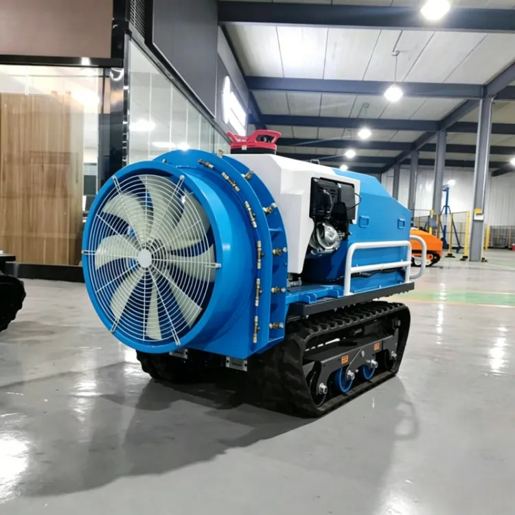 Agricultural Air Blast Sprayer | Crawler Type Remote Control Orchard Mist Blower Sprayer for Farm Use — image 3