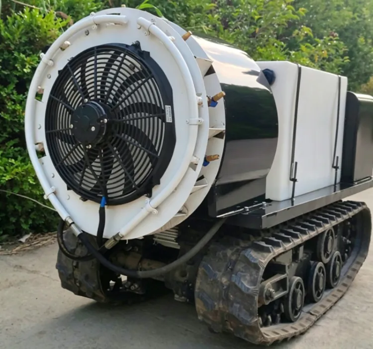 Agricultural Air Blast Sprayer | Crawler Type Remote Control Orchard Mist Blower Sprayer for Farm Use — image 6