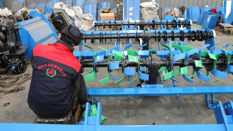 C-shaped Blade PTO Rotary Tiller with Gearbox High-Strength Hardened Steel Farm Cultivator for Hard Rocky Terrain — image 6