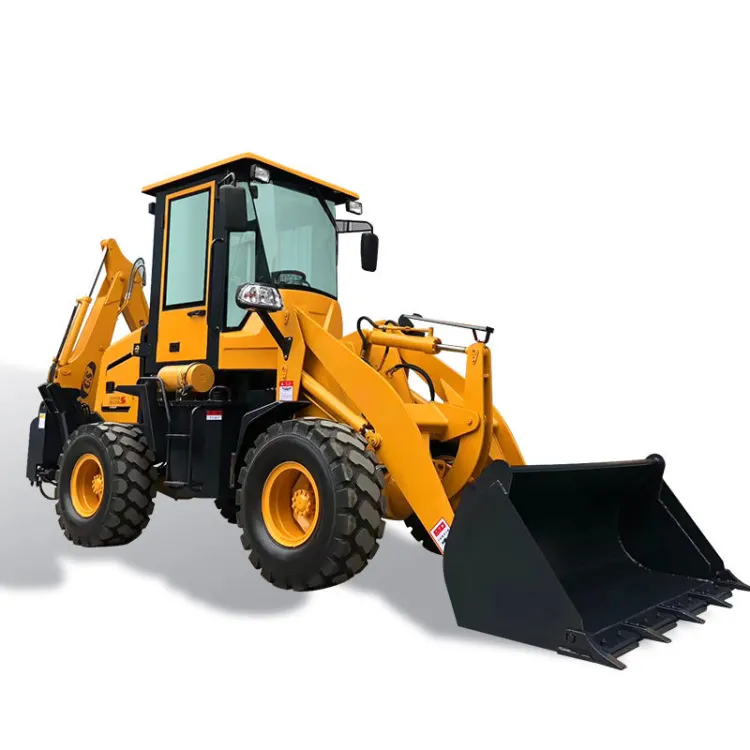 Small Mini TLB Backhoe Loader Tractor with Front End Loader and Backhoe — image 4