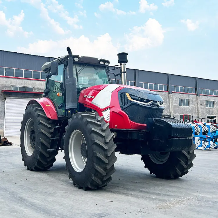 Compact 8HP-260HP Diesel Farm Tractor 4WD Mini 4-Wheel Drive Agricultural Tractor Featuring Engine Pump Gearbox Core Components — image 2