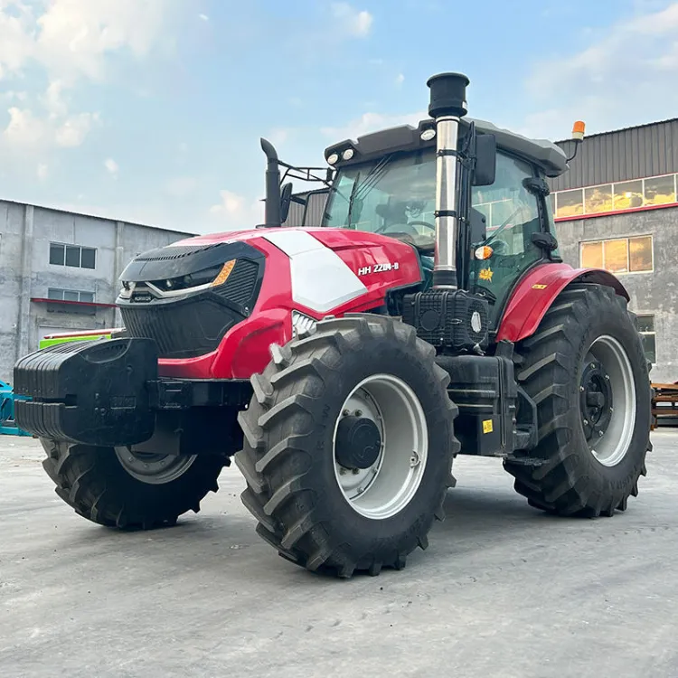 Compact 8HP-260HP Diesel Farm Tractor 4WD Mini 4-Wheel Drive Agricultural Tractor Featuring Engine Pump Gearbox Core Components — image 3