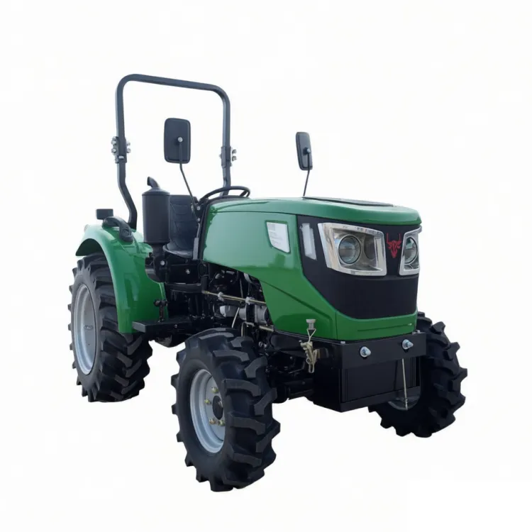 Wheeled Tractor Compact 4WD Diesel Engine Agricultural Machinery 60HP Heavy Duty Gearbox & Gear Drive — image 1