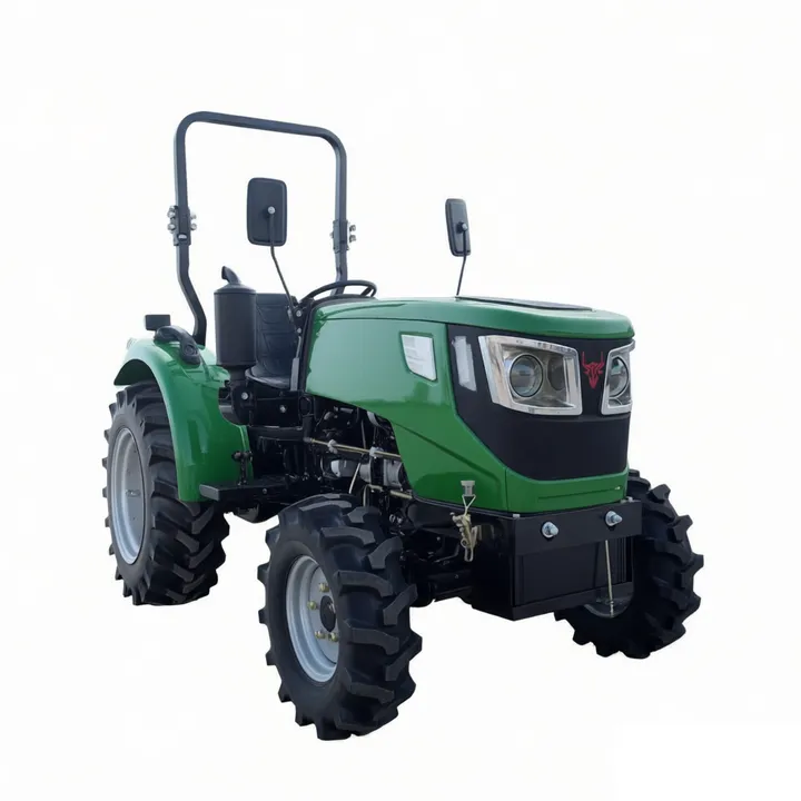 Wheeled Tractor Compact 4WD Diesel Engine Agricultural Machinery 60HP Heavy Duty Gearbox & Gear Drive — image 7