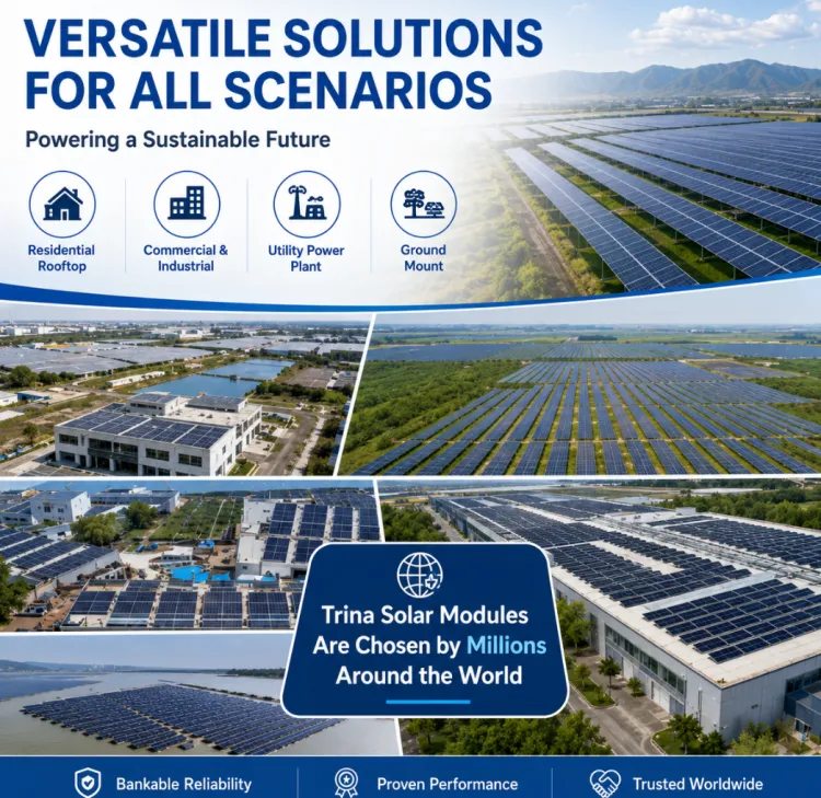 Trina Solar Vertex N Bifacial Solar Panels 720W 730W 740W Panneau Solaire N-Type TOPCon PV Module — image 2