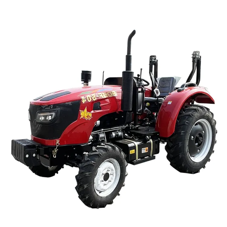 Machine Four-Wheel Drive Tractor 50hp 60hp 70hp 80hp 100hp Wheeled Tractor Tiller Cultivator — image 2