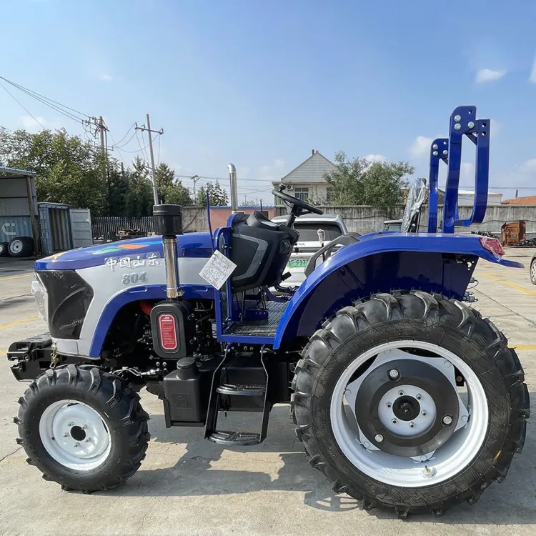 Machine Four-Wheel Drive Tractor 50hp 60hp 70hp 80hp 100hp Wheeled Tractor Tiller Cultivator — image 5