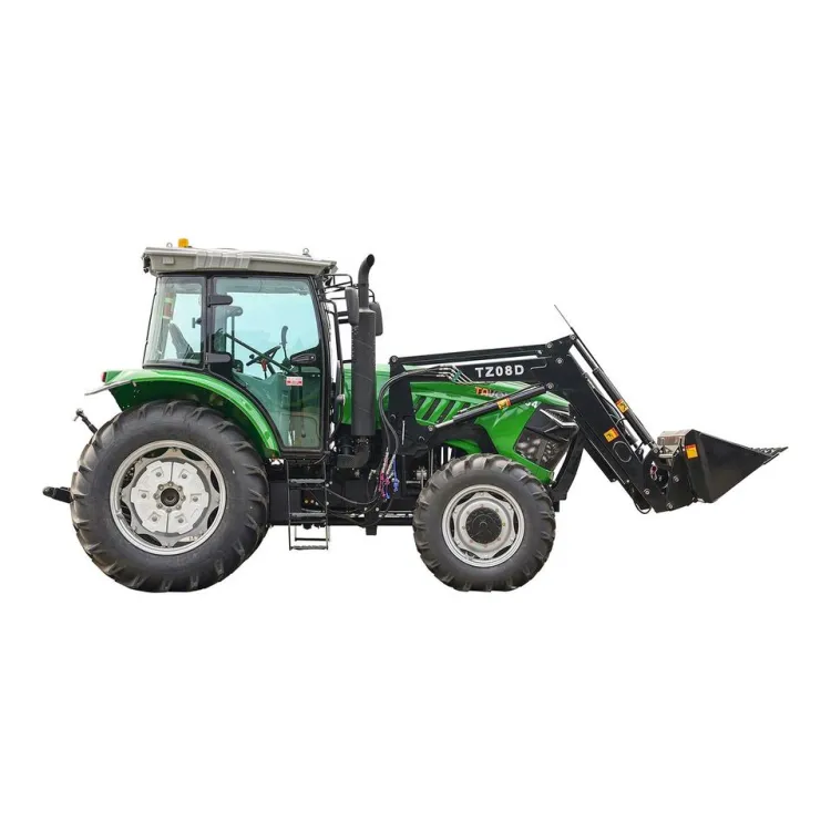Tavol 120hp 130hp 4X4 Farm Diesel Tractor with Loader and Backhoe for — image 1