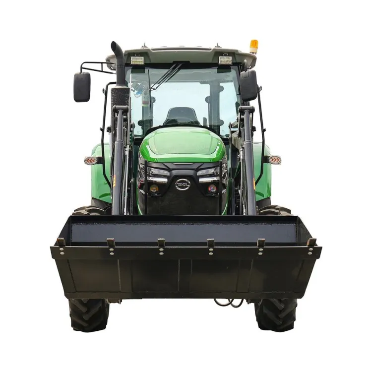 Tavol 120hp 130hp 4X4 Farm Diesel Tractor with Loader and Backhoe for — image 3