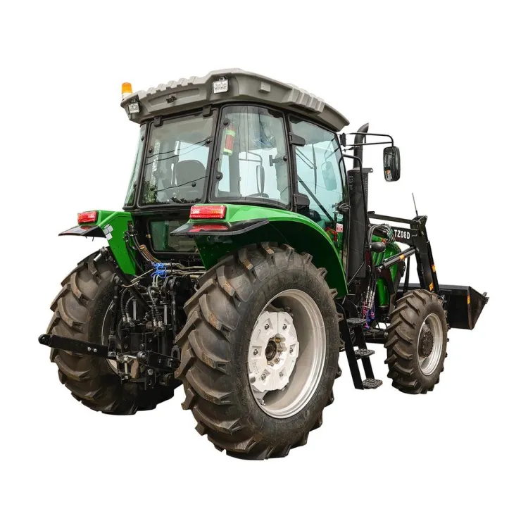 Tavol 120hp 130hp 4X4 Farm Diesel Tractor with Loader and Backhoe for — image 5
