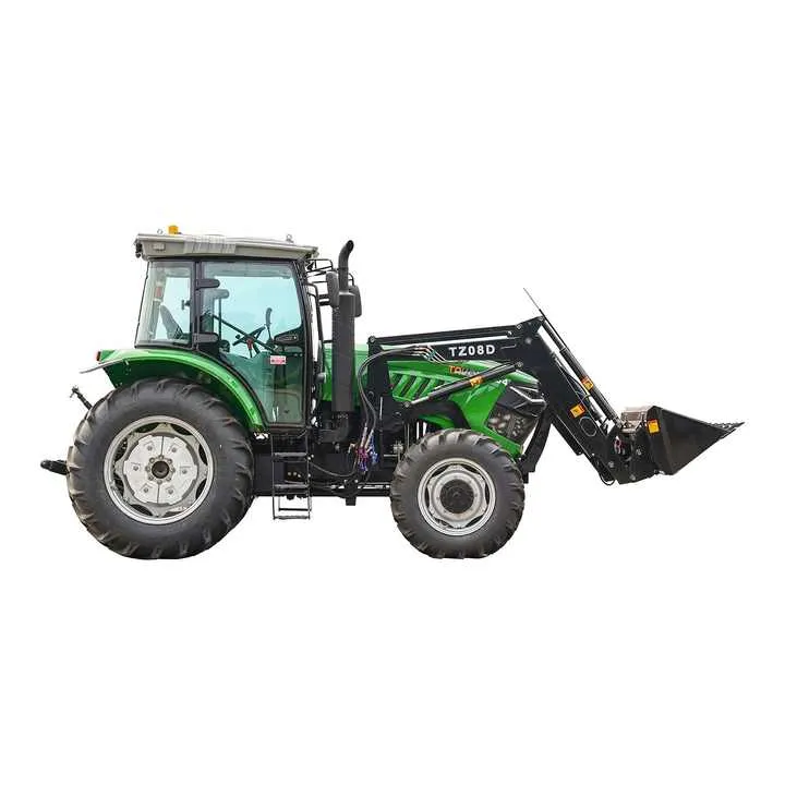 Tavol 120hp 130hp 4X4 Farm Diesel Tractor with Loader and Backhoe for — image 7