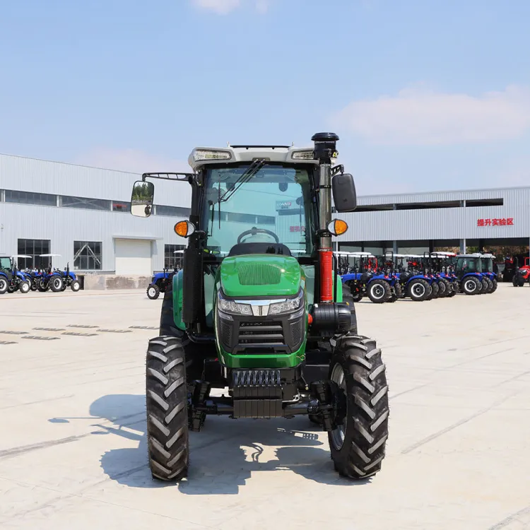704 High Productive Used Small Farm Tractor 22HP Diesel 4WD Compact Tractor with Canopy for Orchard Vineyard Greenhouse Farming — image 5