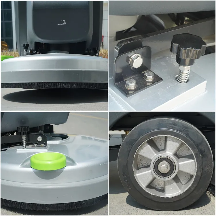 Walk Behind Floor Scrubber Commercial Use 1370*502*1040mm Compact Design — image 2