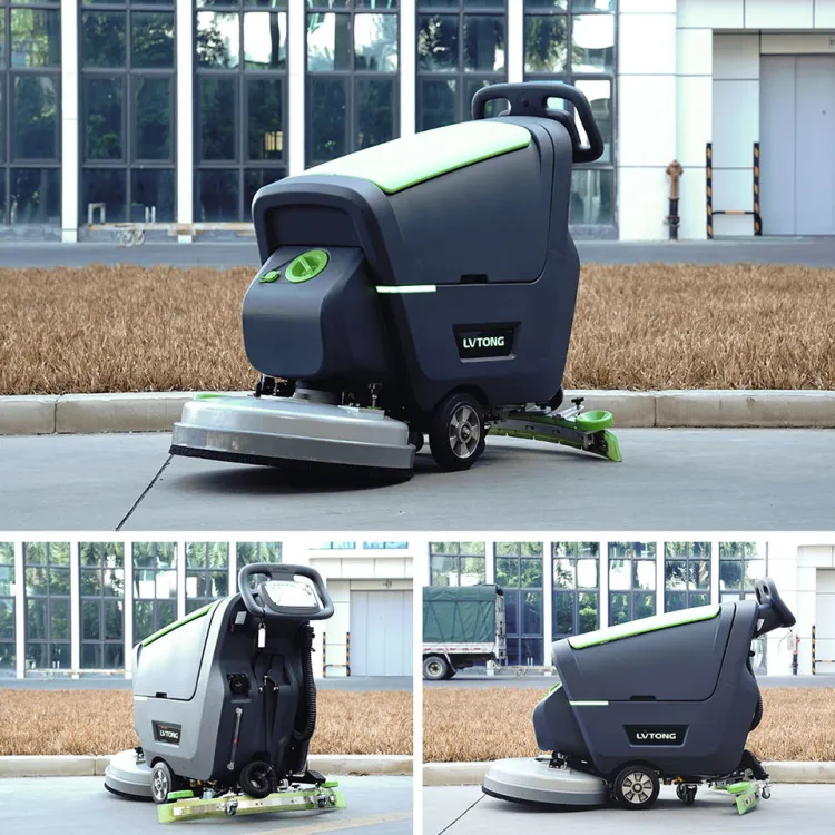 Walk Behind Floor Scrubber Commercial Use 1370*502*1040mm Compact Design — image 3