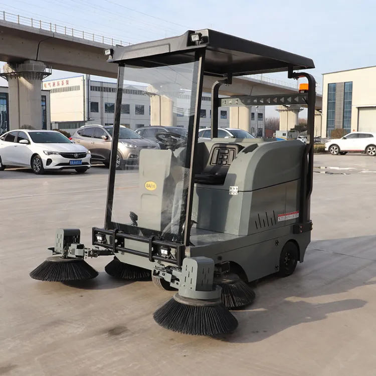 Heavy-Duty Electric Industrial Floor Sweeper Machine for Manufacturing and Warehouse Cleaning — image 2