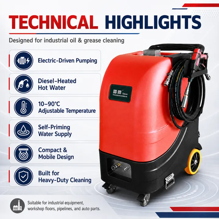 Commercial Water Diesel-Powered High Pressure Washer Professional Residue-Free Cleaner for Industrial Use Equipment — image 7