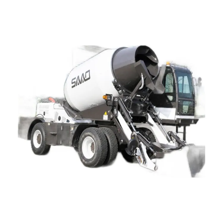 FREE SHIPPING 1m3 2m3 2.5m3 3m3 4m3 5m3 6m3 Self Loading Mixer Concrete Truck Drum Mixer Truck — image 1