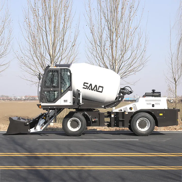 FREE SHIPPING 1m3 2m3 2.5m3 3m3 4m3 5m3 6m3 Self Loading Mixer Concrete Truck Drum Mixer Truck — image 3