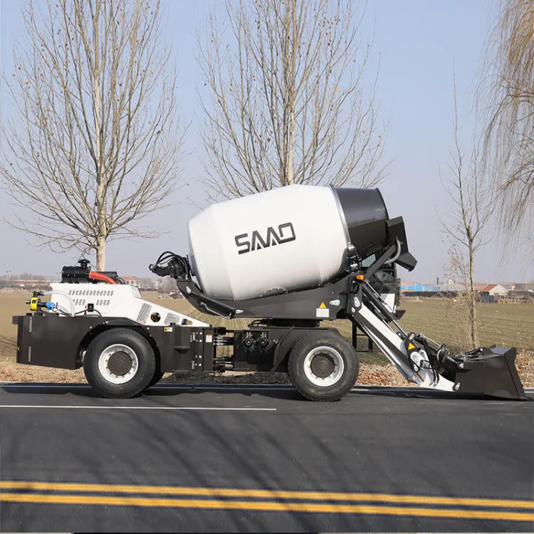 FREE SHIPPING 1m3 2m3 2.5m3 3m3 4m3 5m3 6m3 Self Loading Mixer Concrete Truck Drum Mixer Truck — image 5