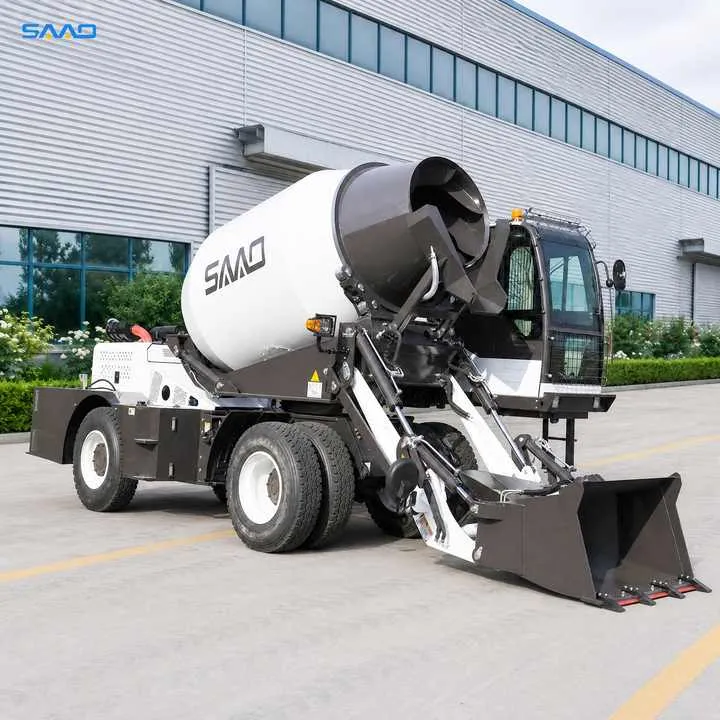 FREE SHIPPING 1m3 2m3 2.5m3 3m3 4m3 5m3 6m3 Self Loading Mixer Concrete Truck Drum Mixer Truck — image 6