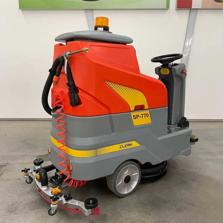 Popular Ride-on Floor Sweeper Workshop Commercial Floor Scrubber Garage Supermarket Industrial Hospital Ground Cleaner — image 2