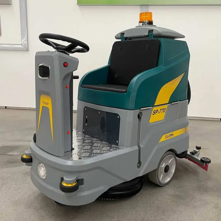 Popular Ride-on Floor Sweeper Workshop Commercial Floor Scrubber Garage Supermarket Industrial Hospital Ground Cleaner — image 3