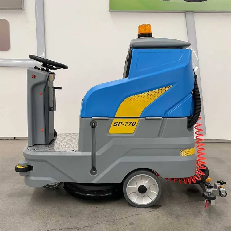 Popular Ride-on Floor Sweeper Workshop Commercial Floor Scrubber Garage Supermarket Industrial Hospital Ground Cleaner — image 5