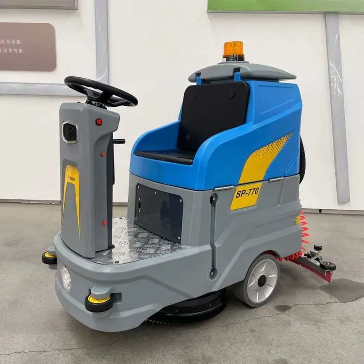 Popular Ride-on Floor Sweeper Workshop Commercial Floor Scrubber Garage Supermarket Industrial Hospital Ground Cleaner — image 6