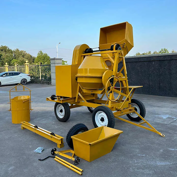 Portable Small Concrete Mixer with Hopper diesel 350L-700L Cement Mixing Suitable for Construction — image 6