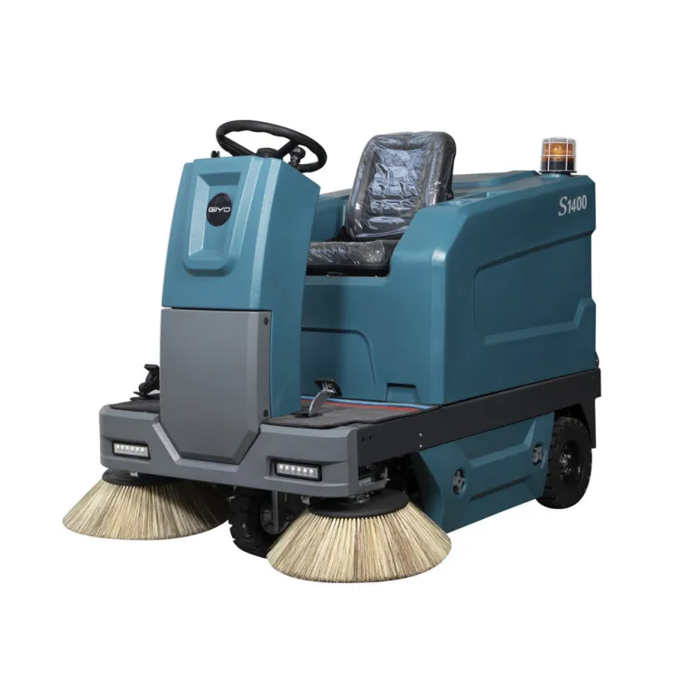Versatile GIYO S1400 Ride on Industrial Vacuum Multi-Surface Use School Floor Sweeper — image 2
