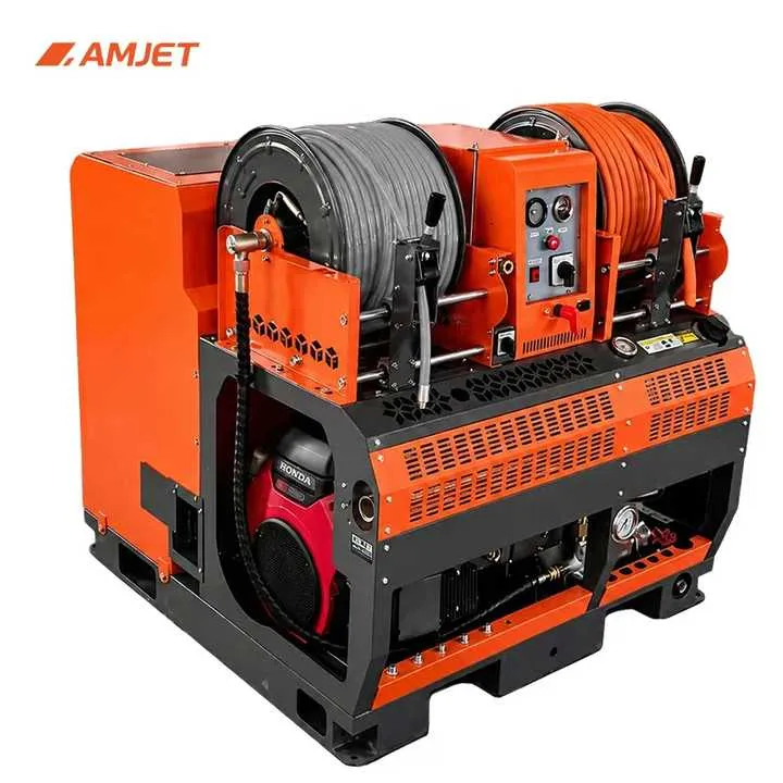 AMJET WS2045-MAX-L 11.8GPM High Flow Sewer Jetter 2900PSI Sewer Drain Cleaning Machine Heavy Duty Pipe Drain Cleaning Machine — image 7