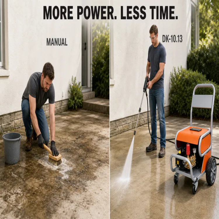 Portable Commercial Electric Pressure Washer 2.2KW 100bar 13L/min High Power Jet Cleaning Machine with Quick Connect Nozzles 10m — image 6