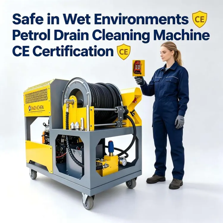 Industrial Drainage Cleaning Machine 60LPM 27HP Engine Powered Sewer Cleaner for Municipal Utility Work — image 2