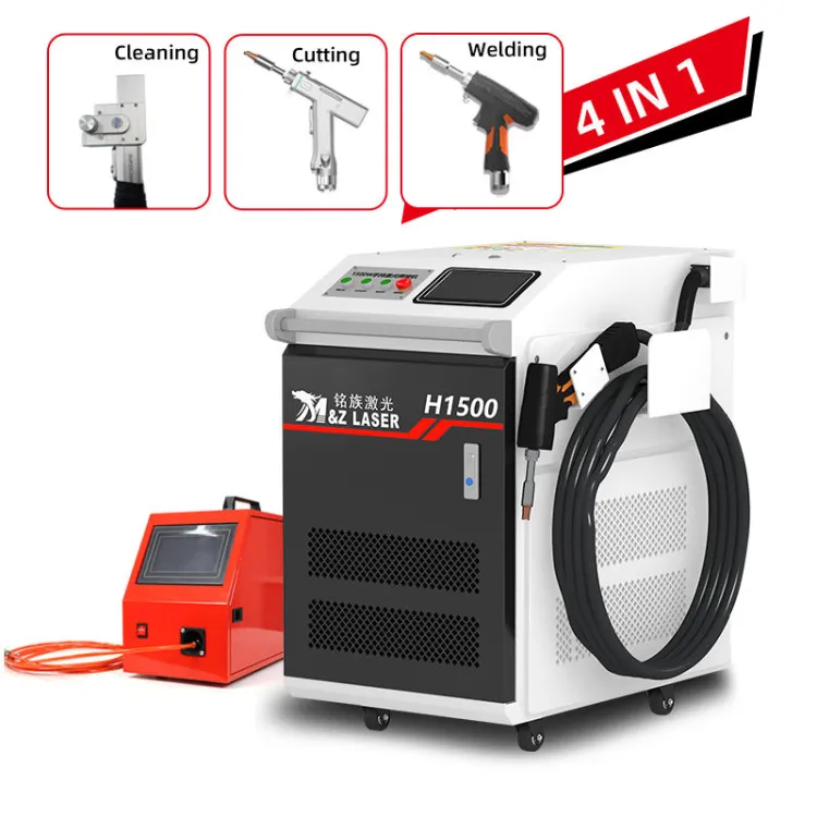 Handheld 3-in-1 Fiber Laser Welding Machine 1500W-3000W Metal Cleaner Cutter Rust Removal for Industrial Fabrication — image 2