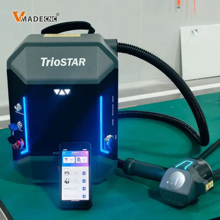 MOPA Pulse Fiber Backpack Laser Cleaner 50W 120W with 12 Languages APP — image 6